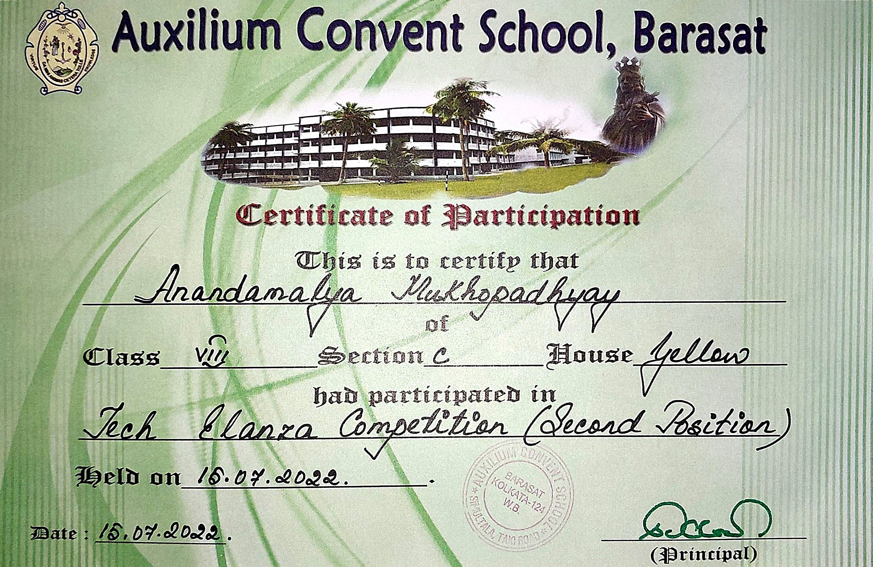 Certificate 12