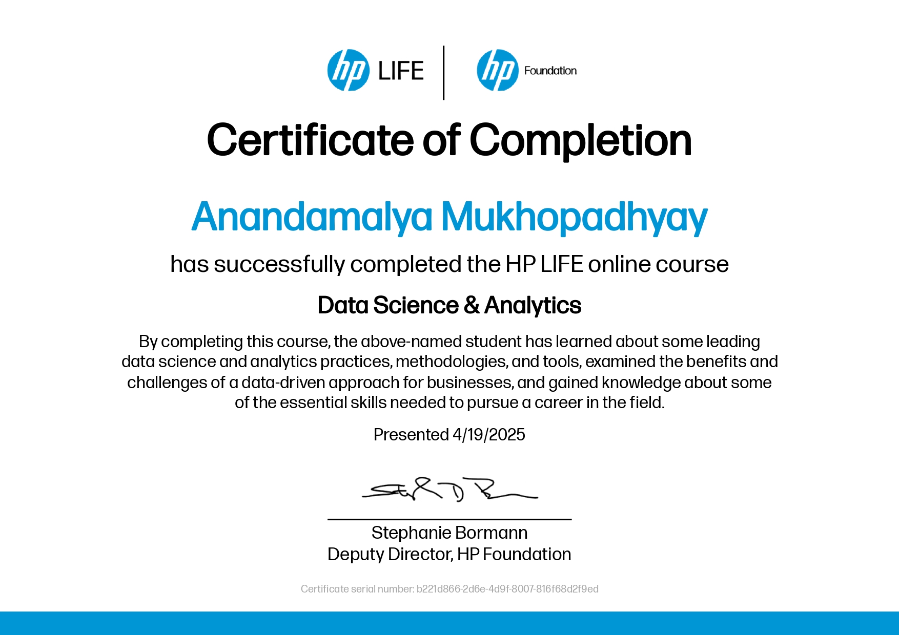 Certificate 4