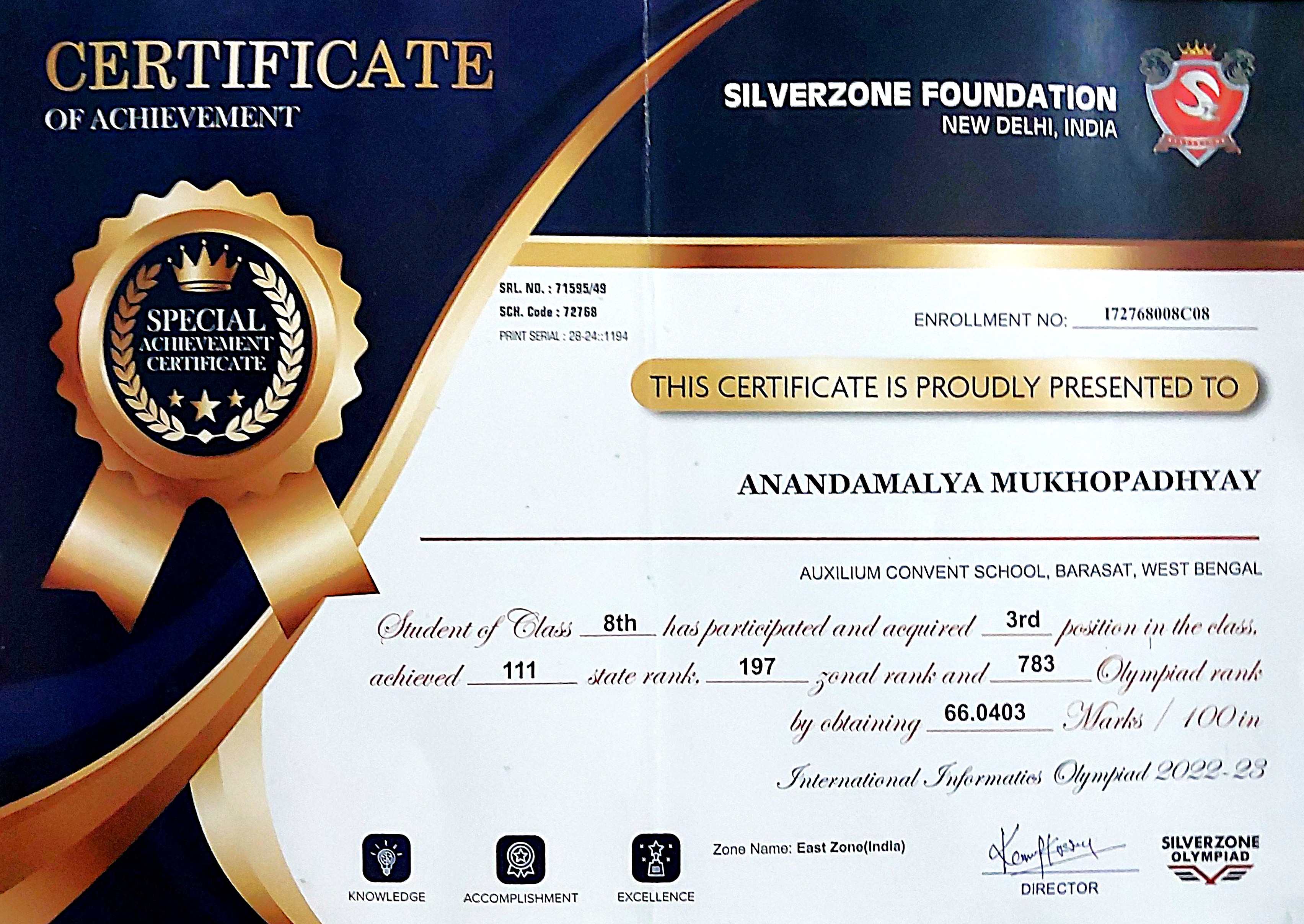 Certificate 7